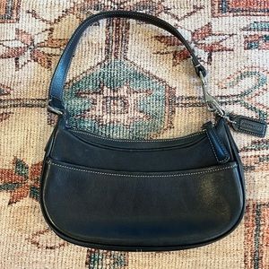 Coach black small handbag style 7593